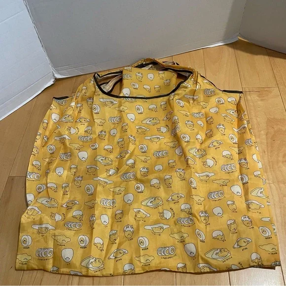 Sanrio gudetama large yellow packable tote - Picture 5 of 6